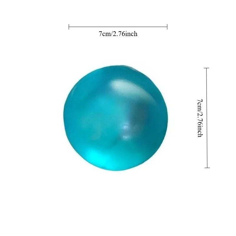 Blue Maltose Squishy Toys anti Stress Sensory Fidgets Toy Soft Simulated Transparent Blue Maltose Slow-Rebound Decompression Toy